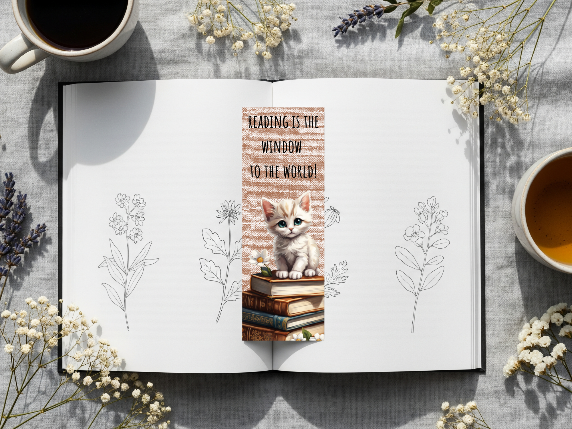 Cat Bookmark Design 10