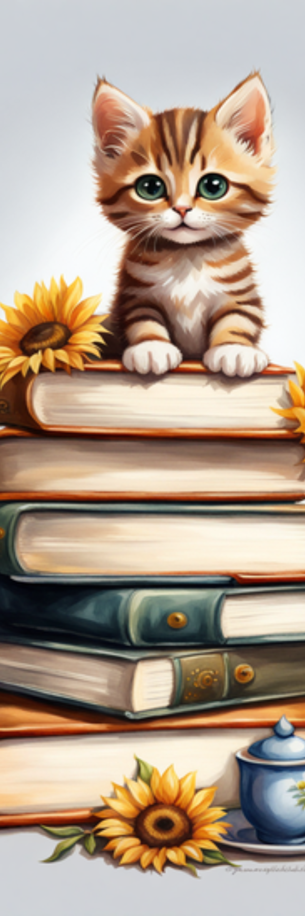 Cat Bookmark Design 12