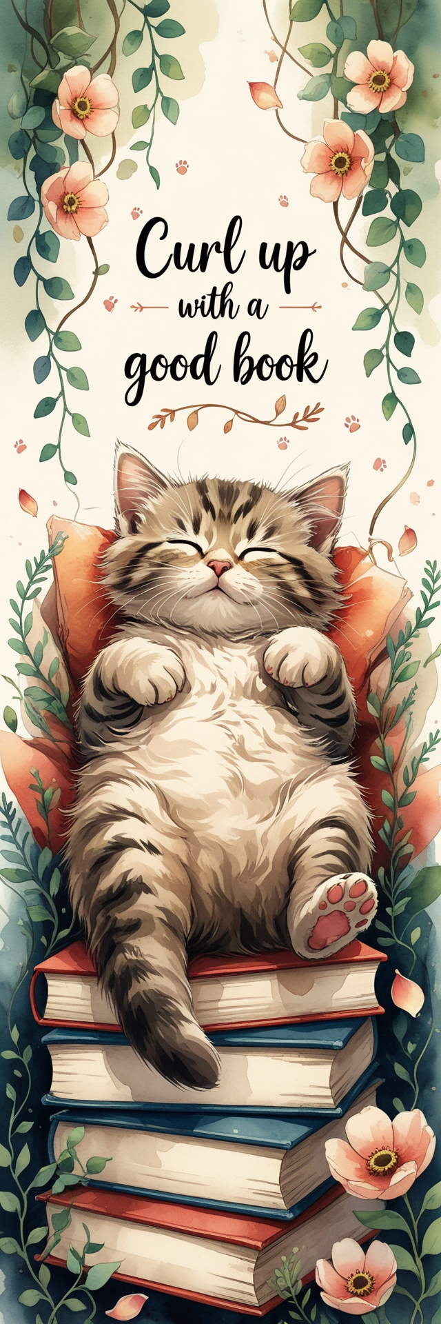 Cat Bookmark Design 2