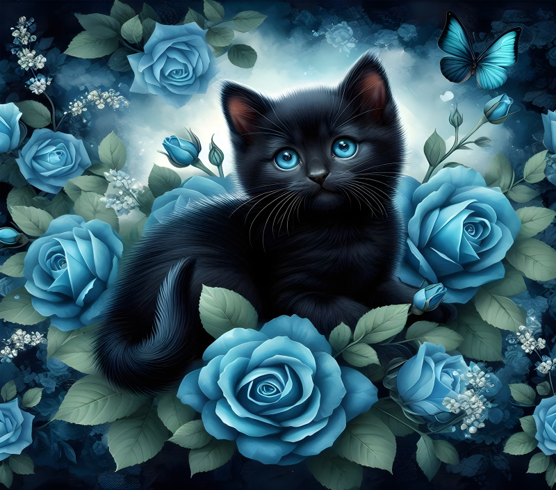 Black Rose Kitten