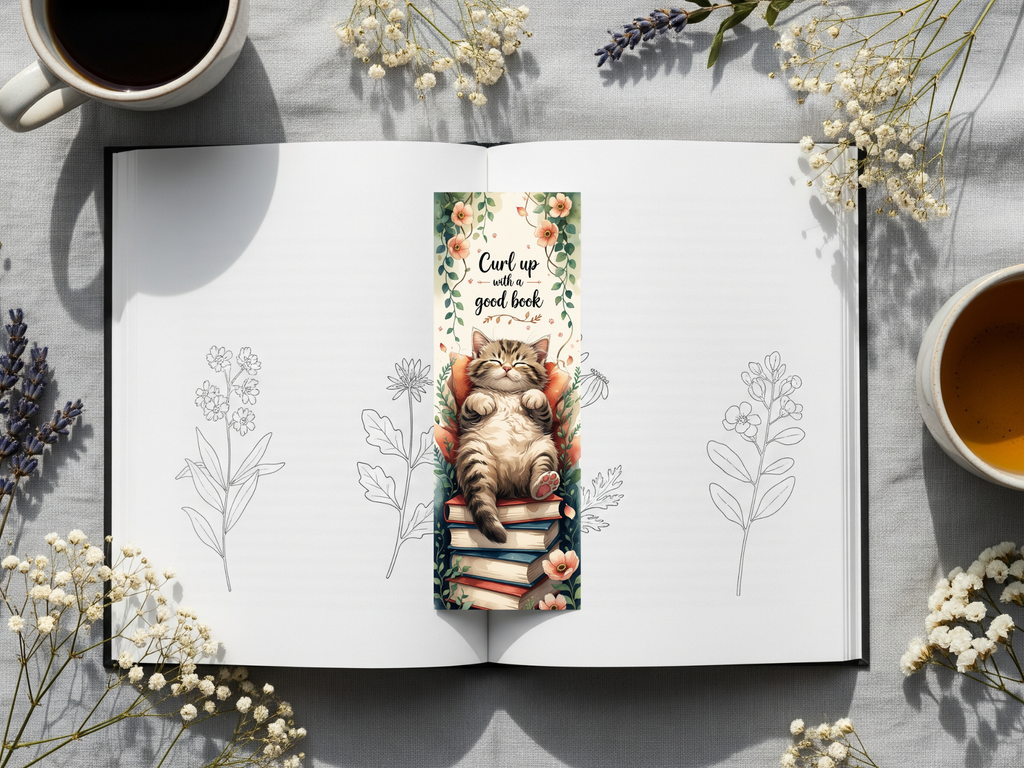 Cat Bookmark Design 2