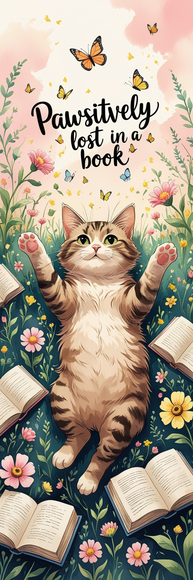 Cat Bookmark Design 5
