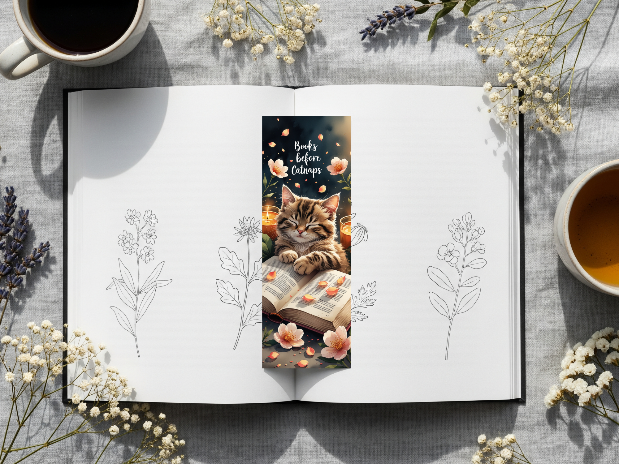 Cat Bookmark Design 6