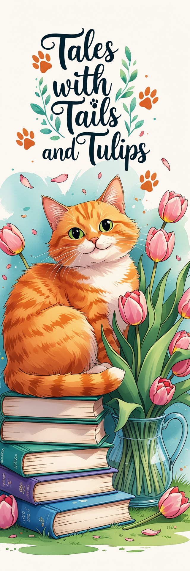 Cat Bookmark Design 7