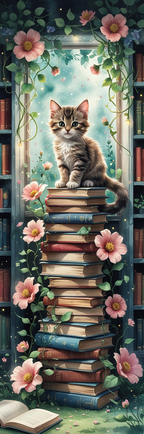 Cat Bookmark Design 8