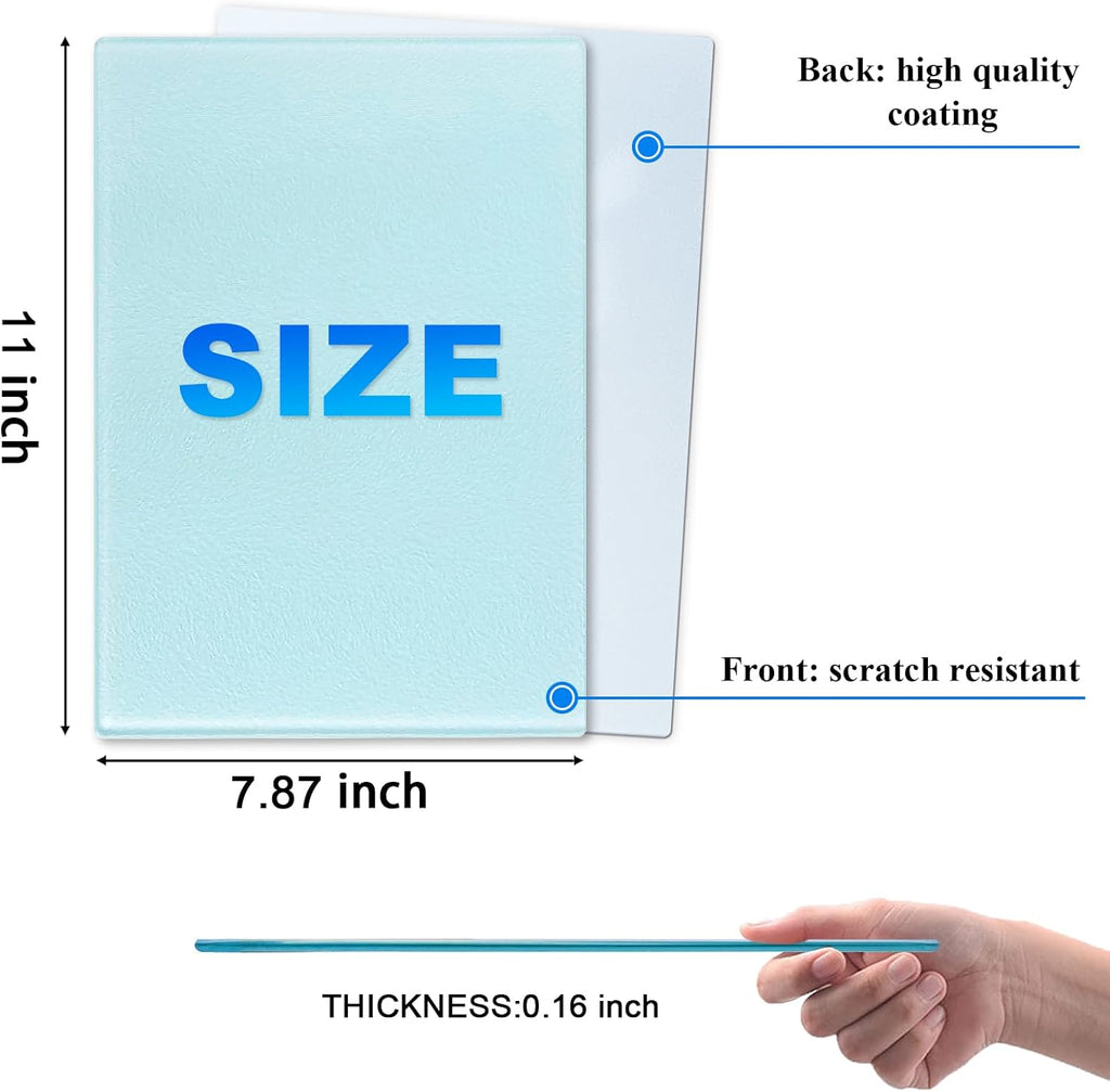 Every Snack You Make Glass Cutting Board