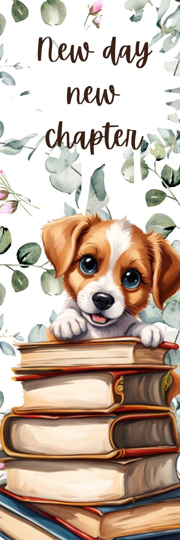Dog Bookmark Design 1