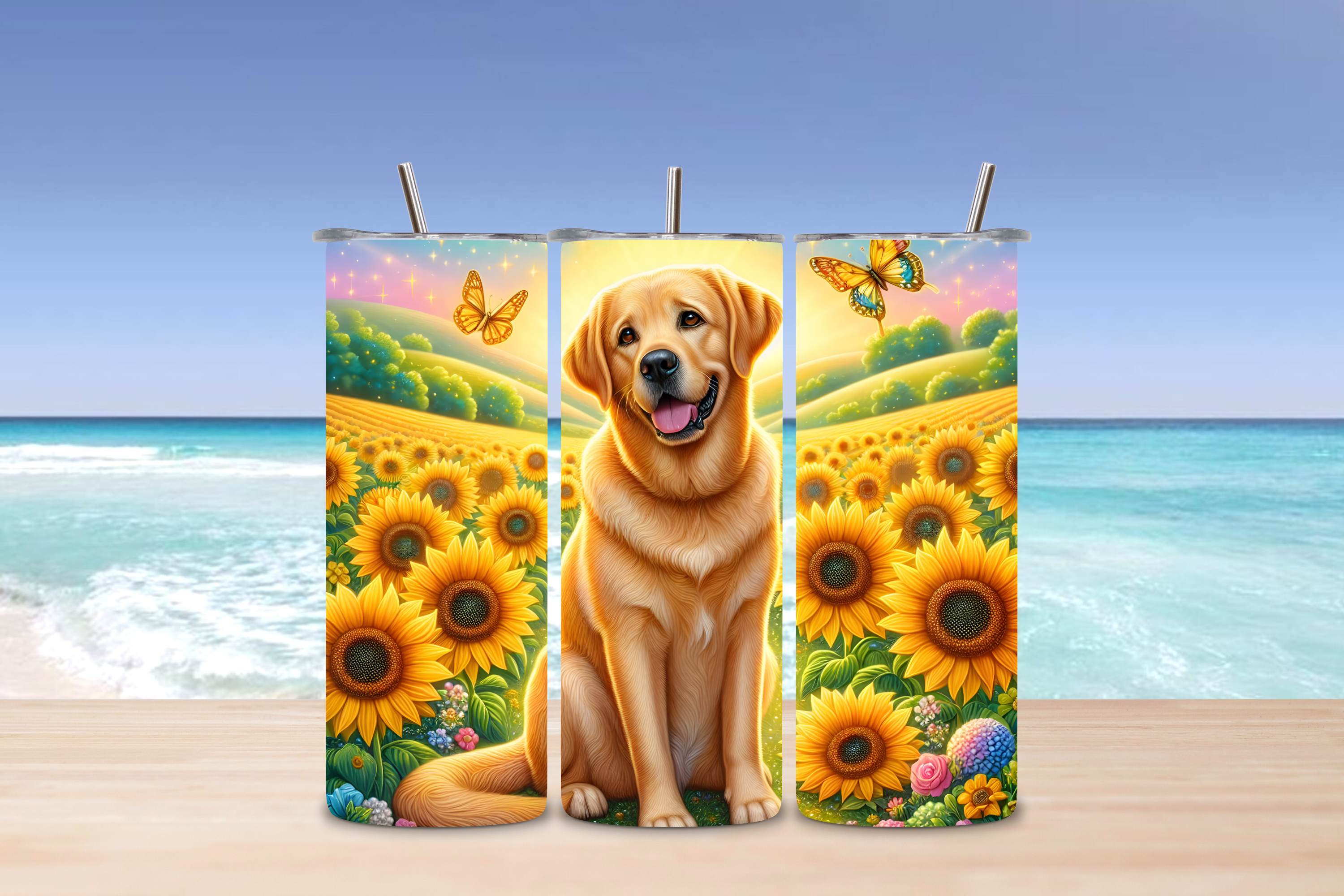 Golden in the Sunflowers