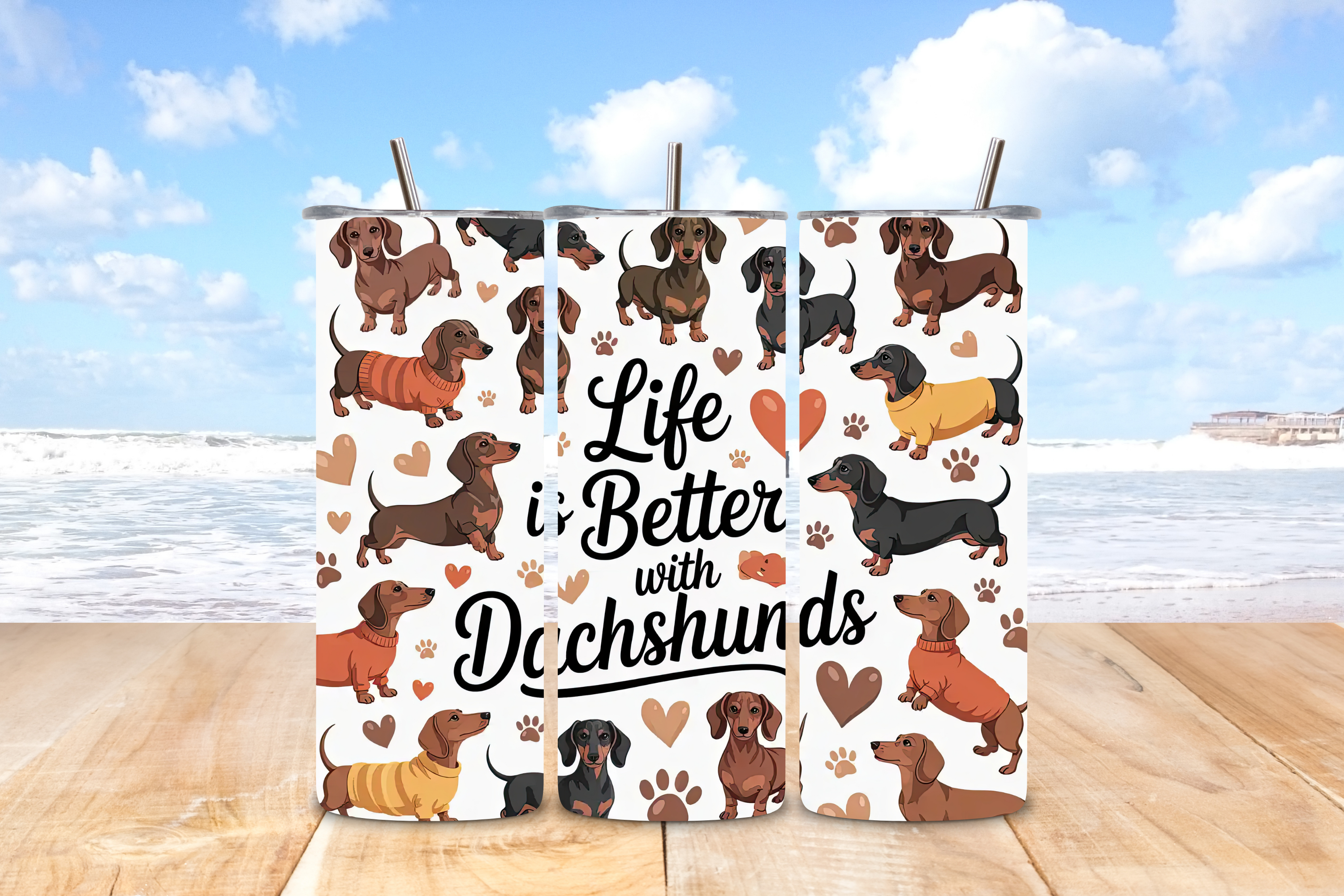 Life is Better with Dachshunds