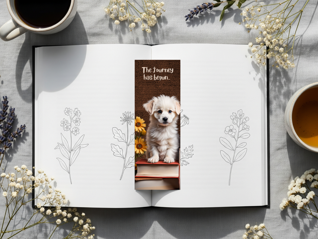 Dog Bookmark Design 3