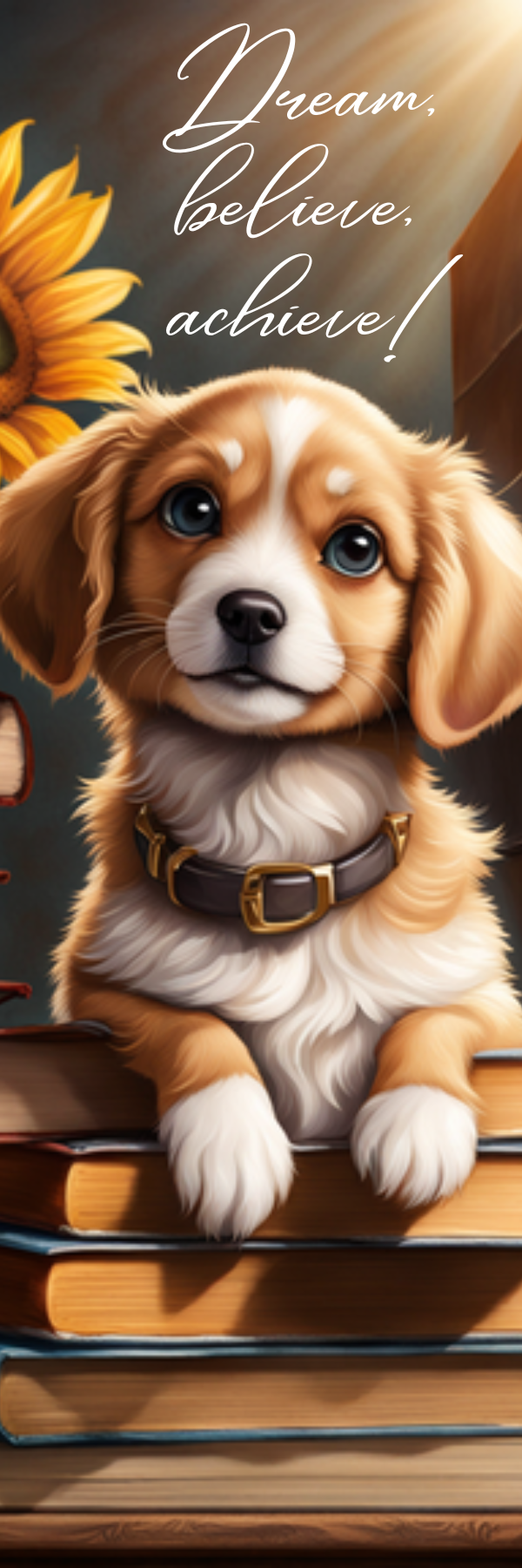 Dog Bookmark Design 4