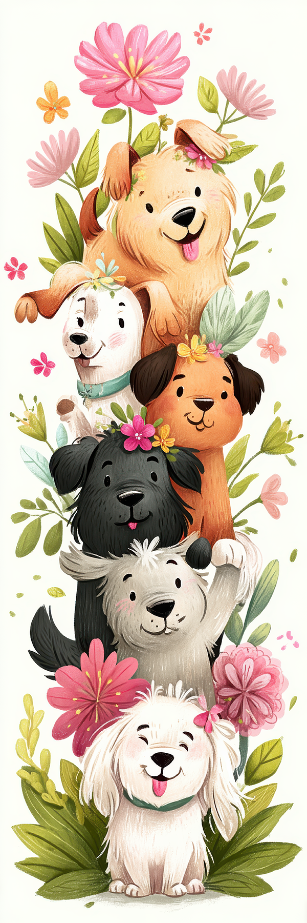 Dog Bookmark Design 7