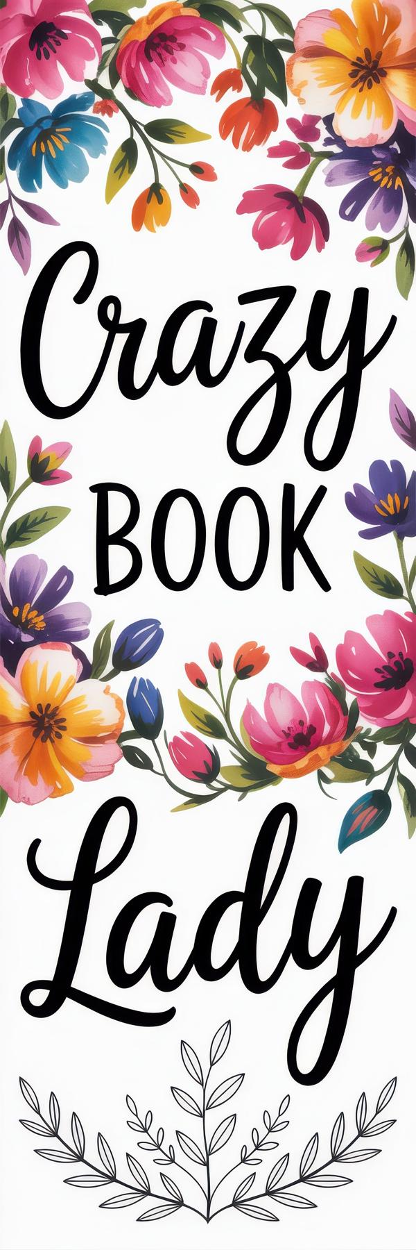 Floral Bookmark Design 10