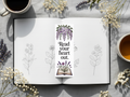 Floral Bookmark Design 15