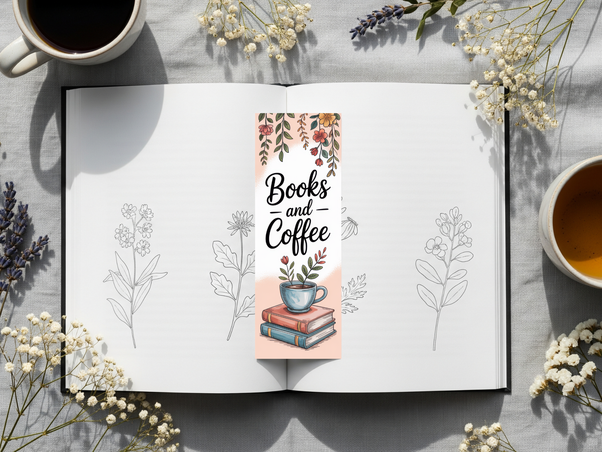 Floral Bookmark Design 19