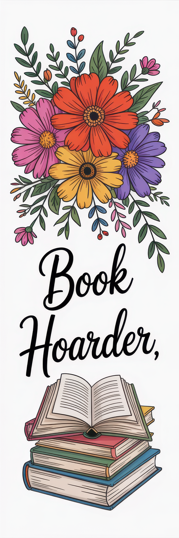 Floral Bookmark Design 20