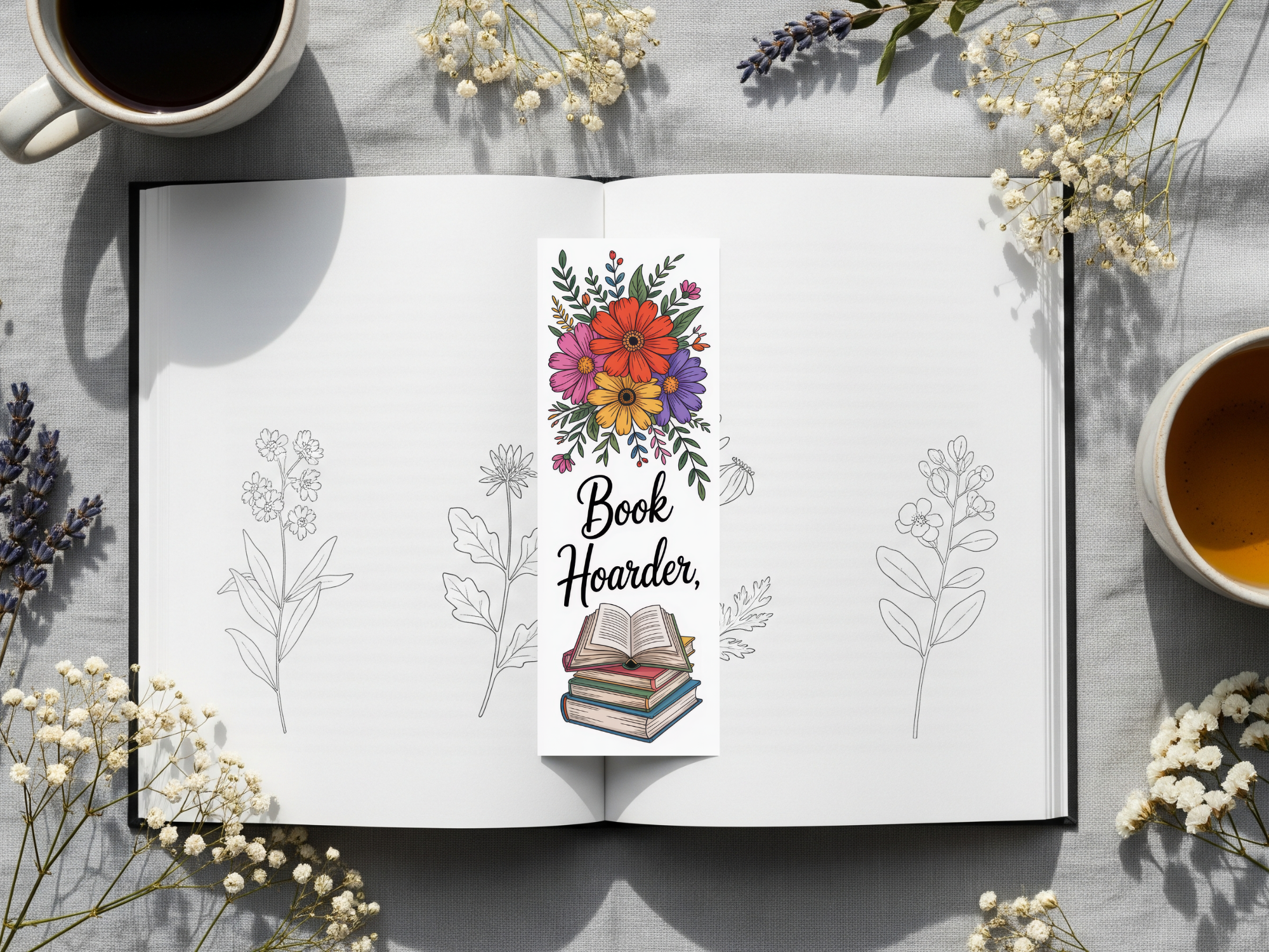 Floral Bookmark Design 20