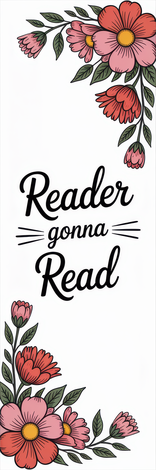 Floral Bookmark Design 21