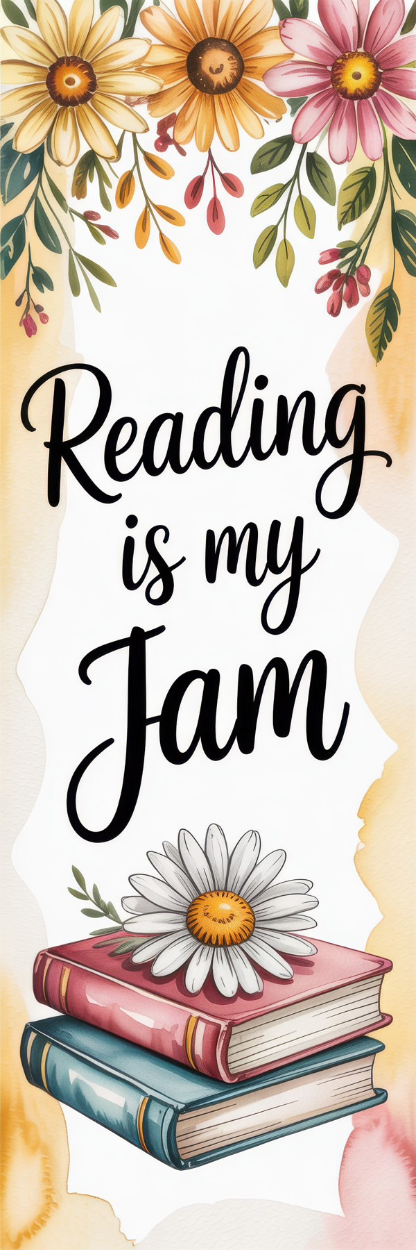 Floral Bookmark Design 23