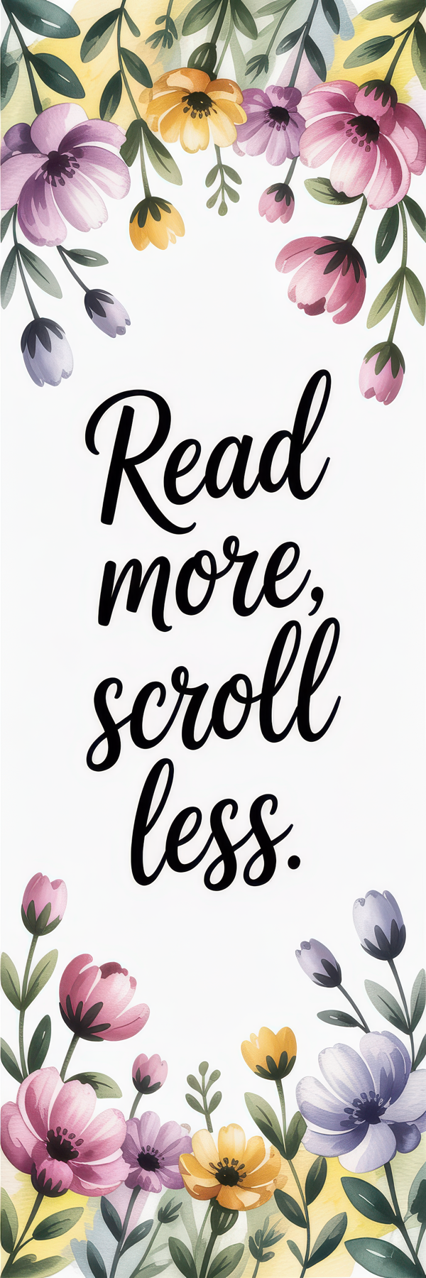 Floral Bookmark Design 24