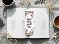 Floral Bookmark Design 24