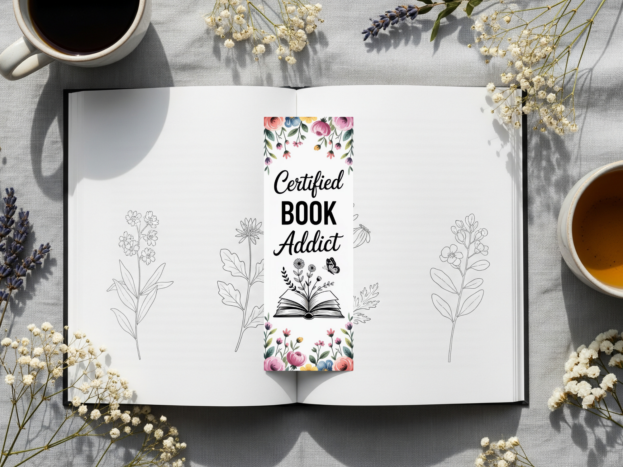 Floral Bookmark Design 2