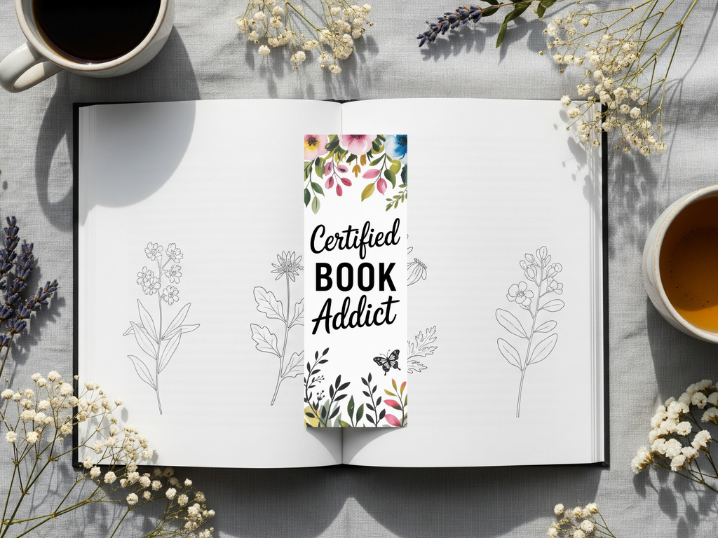 Floral Bookmark Design 3