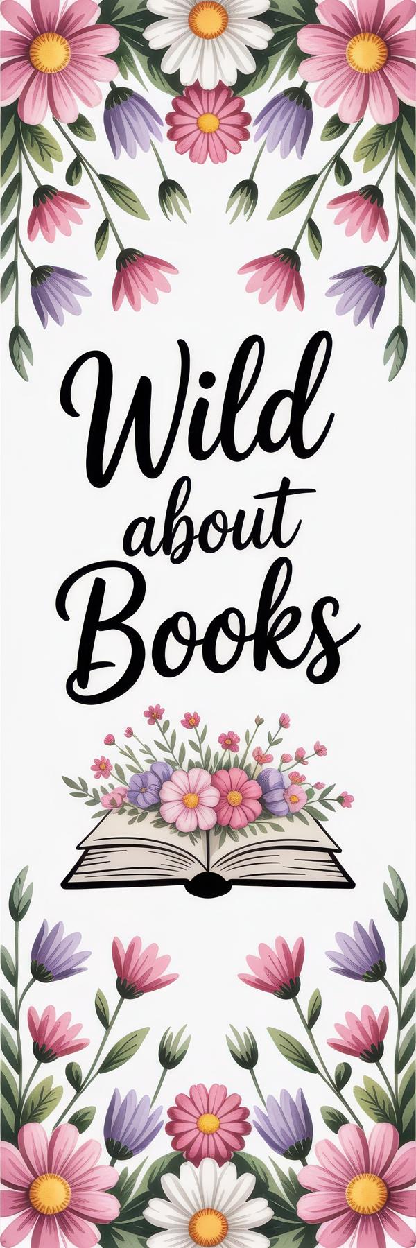 Floral Bookmark Design 5