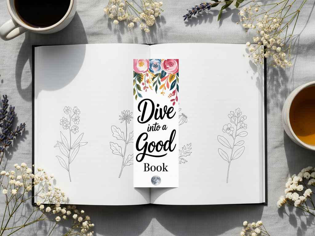 Floral Bookmark Design 9