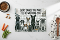 Every Snack You Make Glass Cutting Board