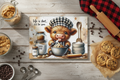 Life is Short Lick the Spoon Glass Cutting Board